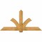 Ekena Millwork Redmond Rough Sawn Timber Gable Bracket, Western Red Cedar, 72"W x 36"H x 6"D x 6"F, 12/12 Pitch GBW072X36X0606RED00RWR - alternate 1